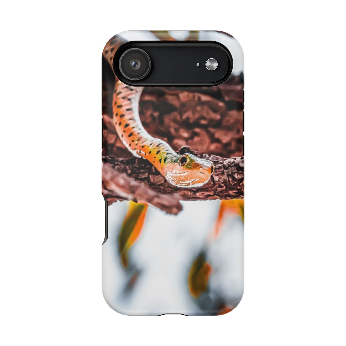 Magsafe® Compatible Tough Cases - Spotted Bush Snake iPhone 17 Air Matte