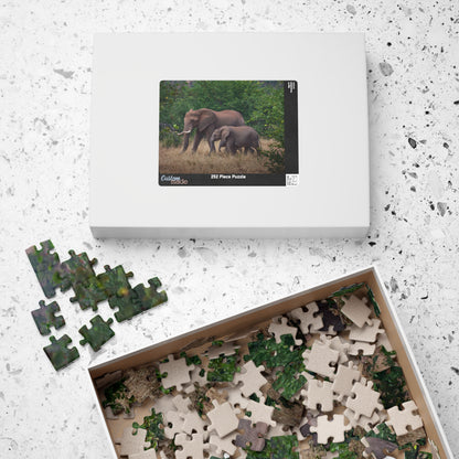 Puzzle (110, 252, 520, 1014-piece) - Elephant Family