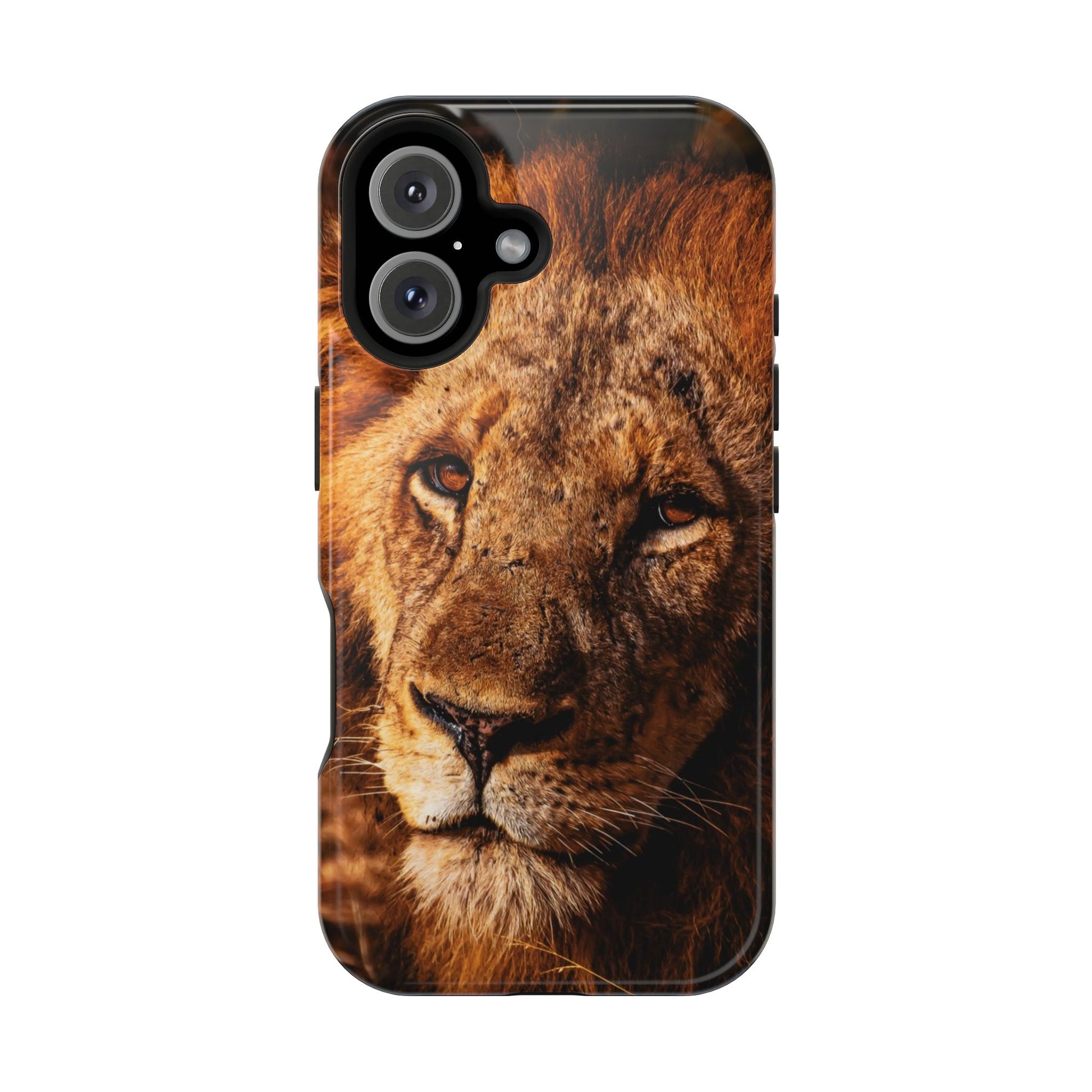 Magsafe® Compatible Tough Cases - Old Lion iPhone 16 Glossy