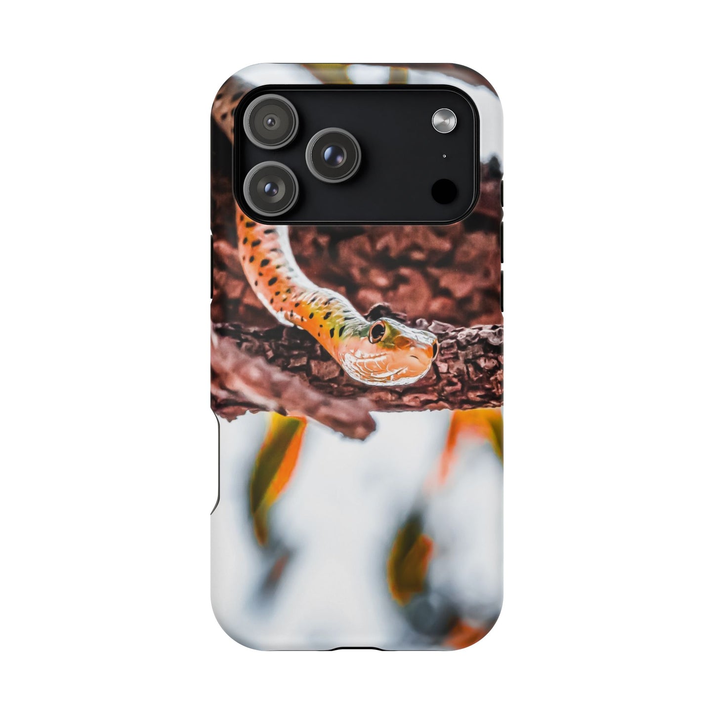 Magsafe® Compatible Tough Cases - Spotted Bush Snake iPhone 17 Pro Max Matte