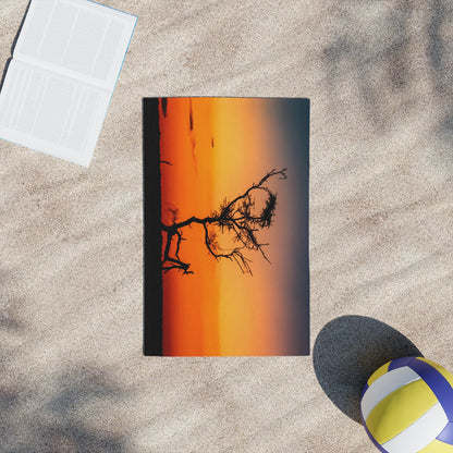 Beach Towels - Sunset over the Kalahari