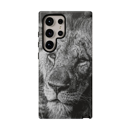 Tough Case - Old Lion B&W Samsung Galaxy S24 Ultra Matte