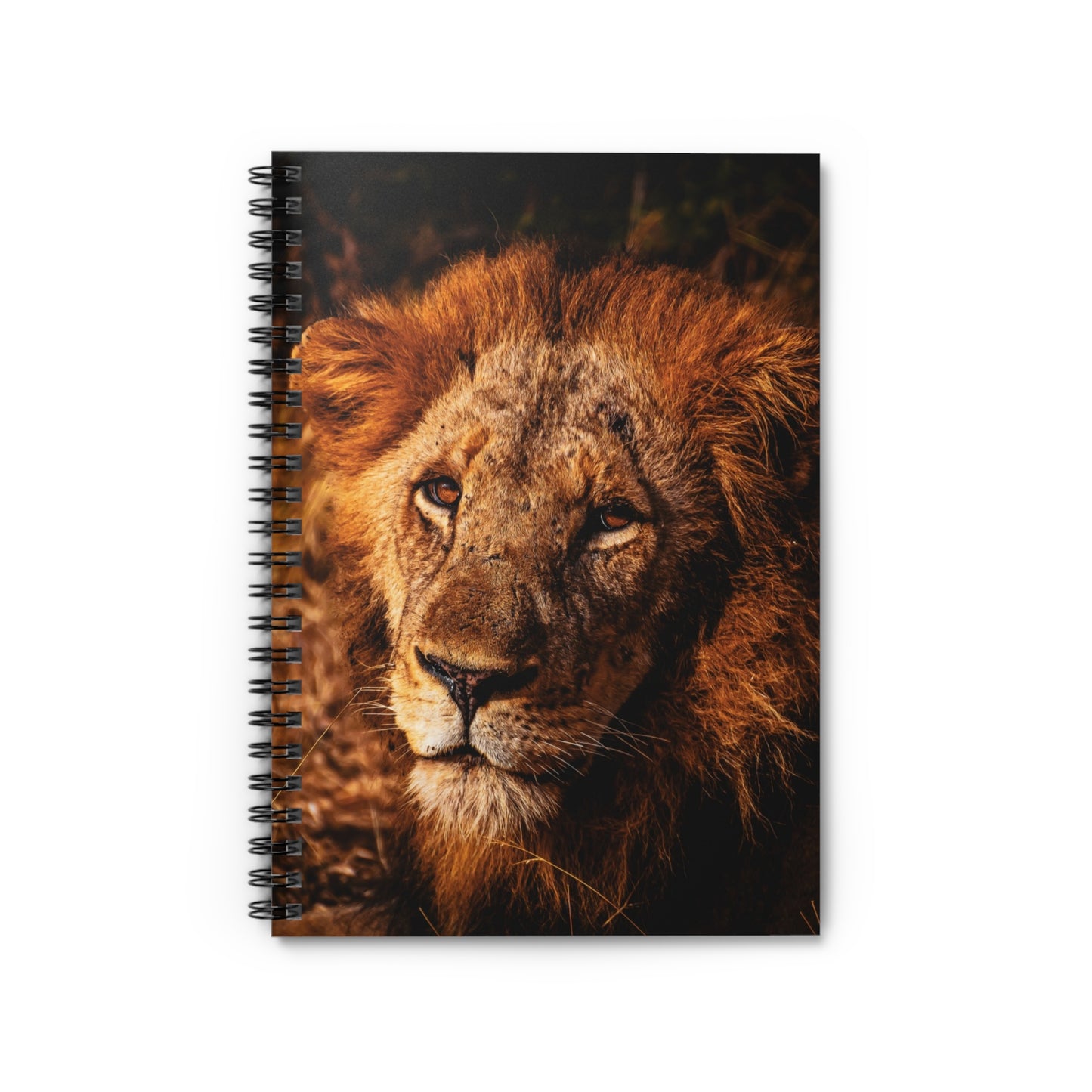 Old Lion Spiral Notebook