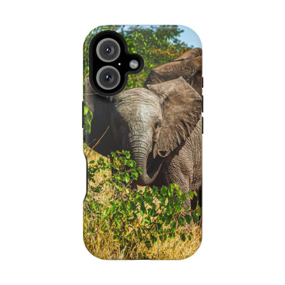 Magsafe® Compatible Tough Cases - Young Elephant iPhone 16 Matte