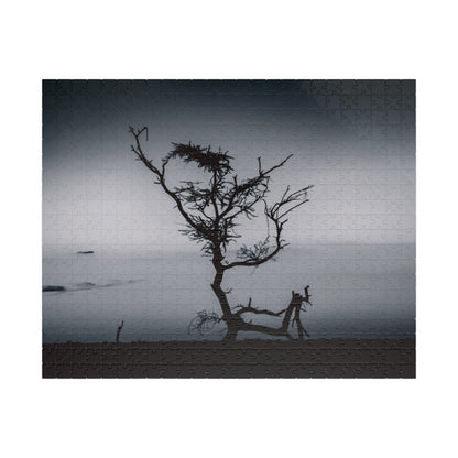 Kalahari Sunset Jigsaw Puzzle B&W