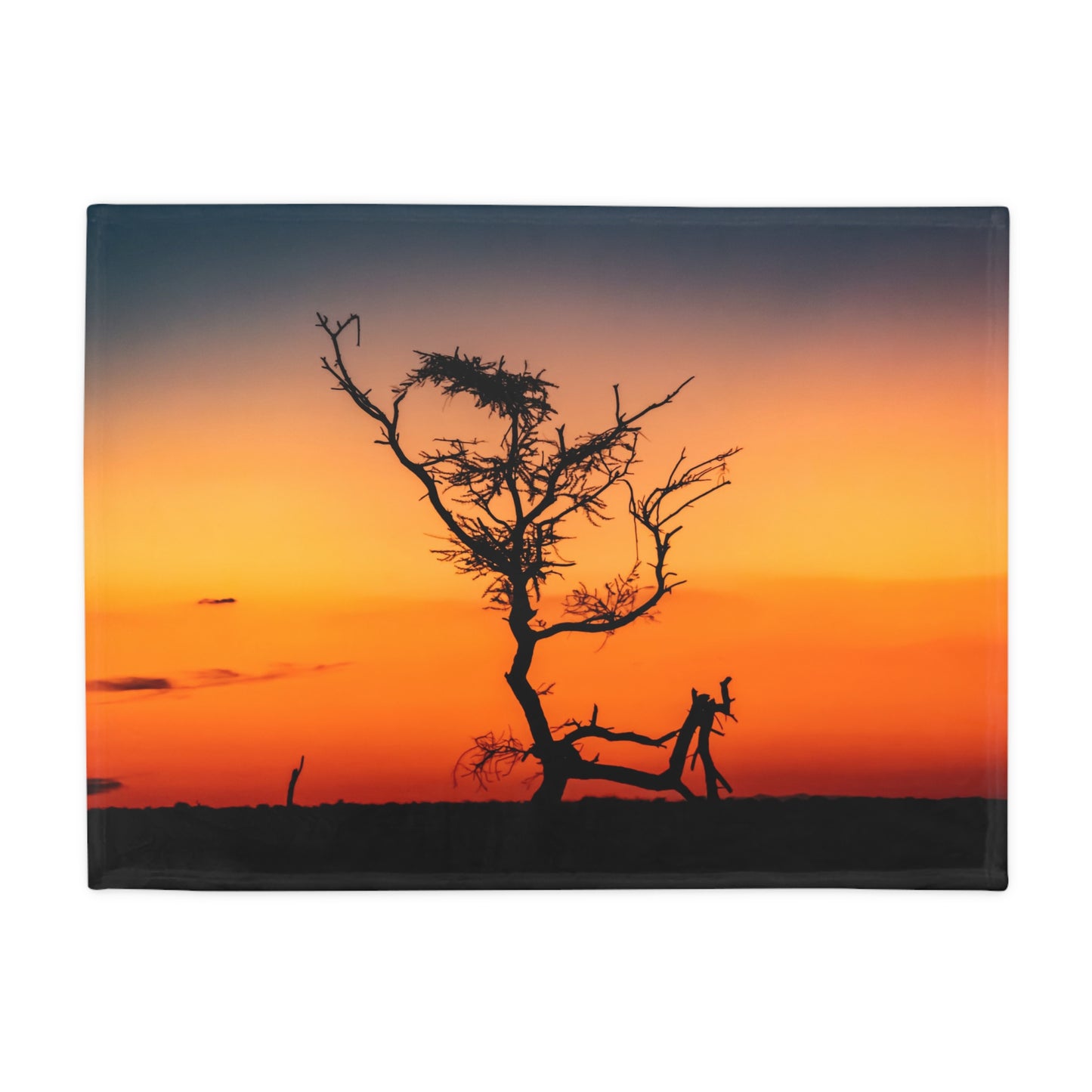 Kalahari Sunset Fleece Blanket 30" × 40"