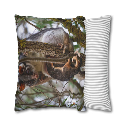 Poly Canvas Pillowcase - Possum and Joeys