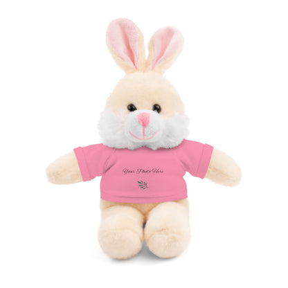 Custom Teddy Bears Pink Bunny 8"