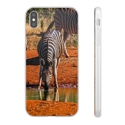 Flexible Zebra Phone Case iPhone XS MAX with gift packaging