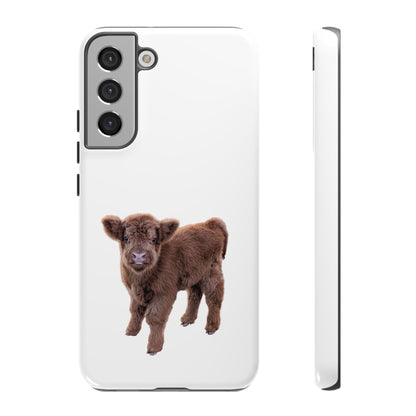 Baby Highland Cow Phone Case Samsung Galaxy S22 Plus Glossy