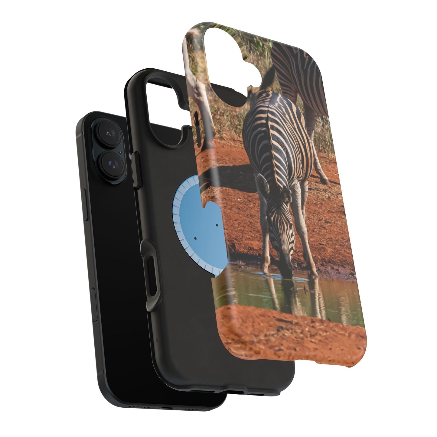 Magsafe® Compatible Tough Cases - Zebra Drinking