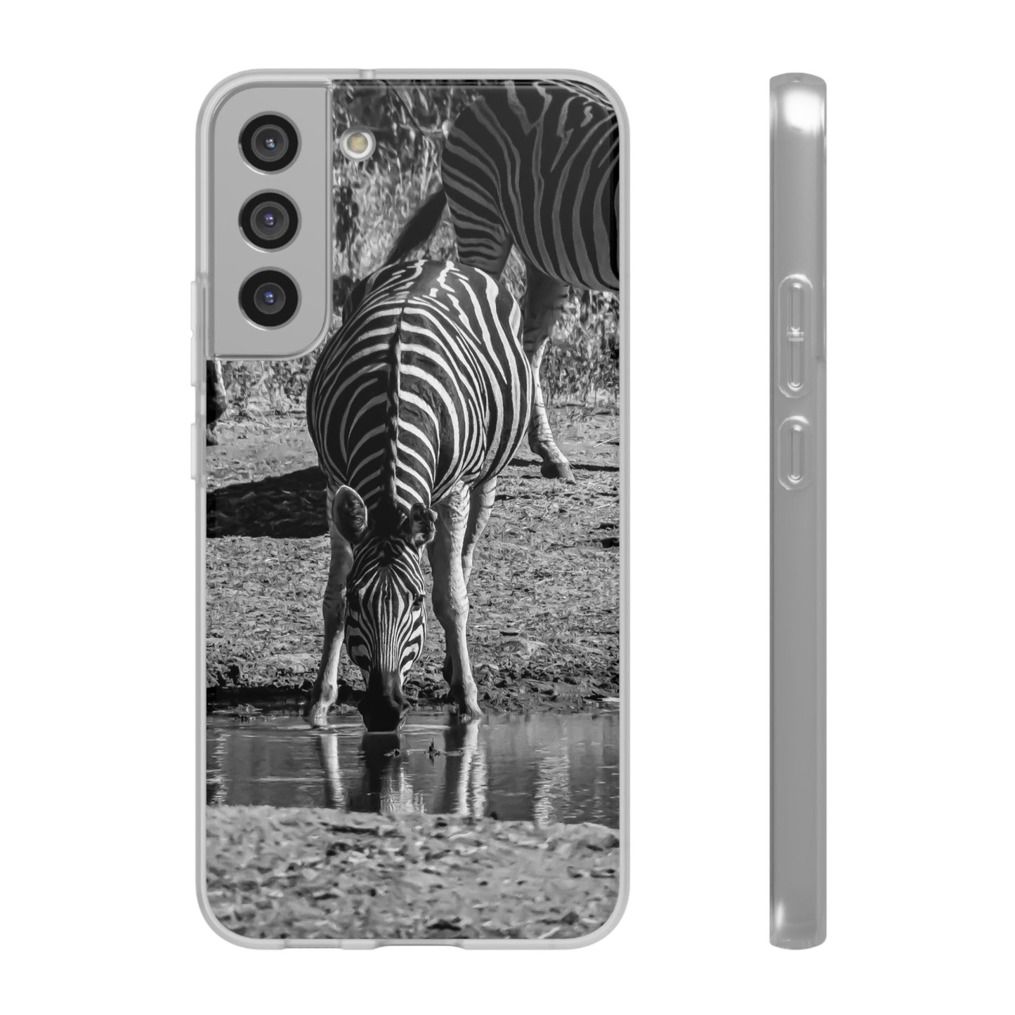 Flexible Zebra Phone Case B&W Samsung Galaxy S22 Plus