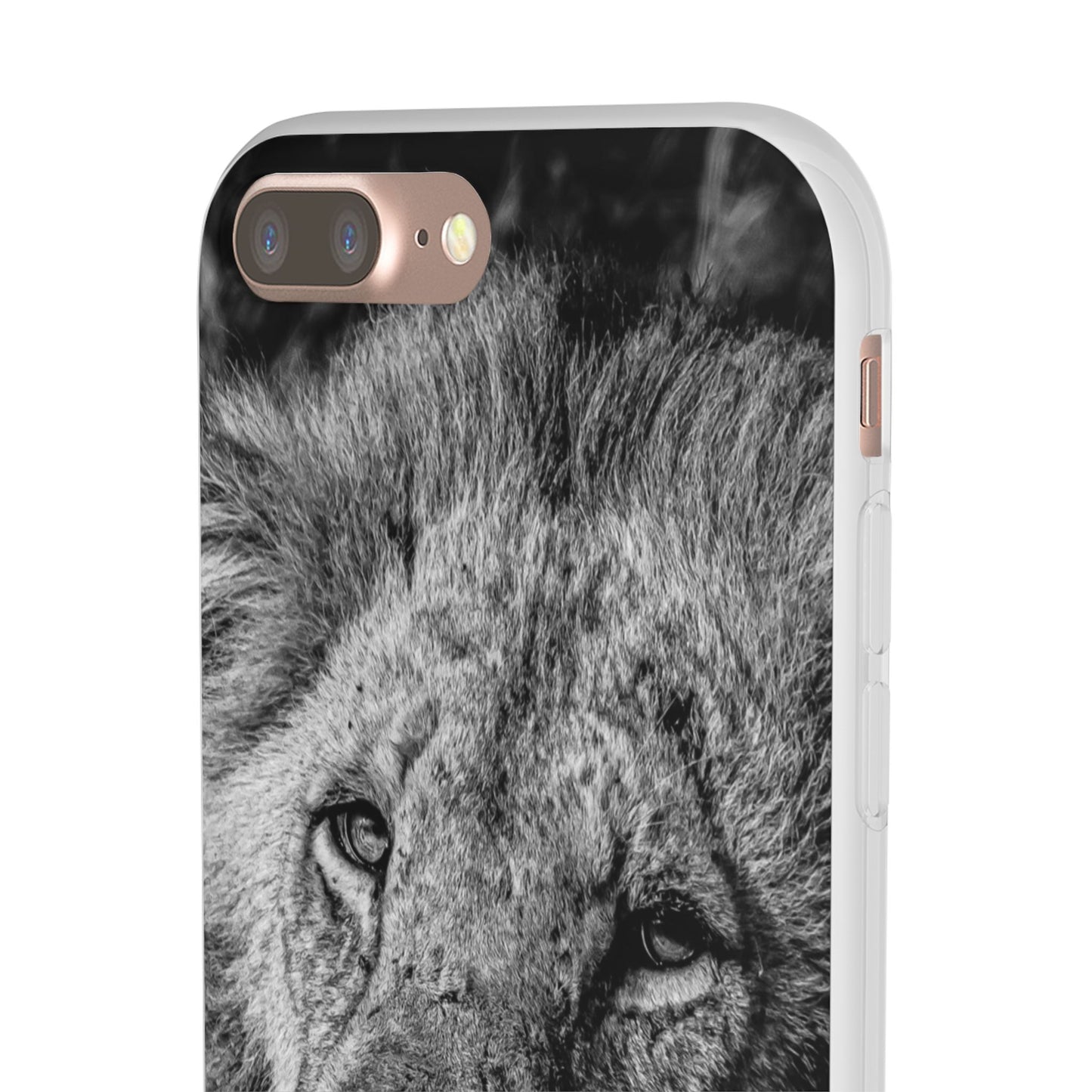 Flexible Lion Phone Cases B&W
