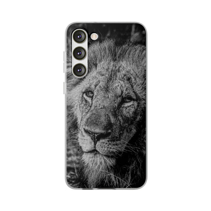 Flexible Lion Phone Cases B&W Samsung Galaxy S23 Plus