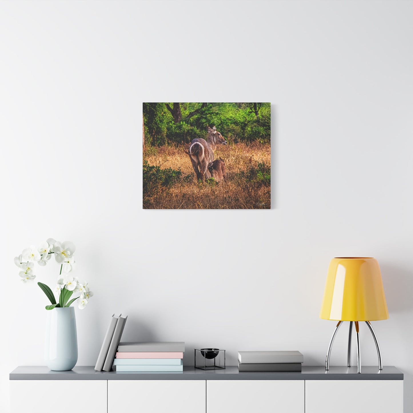 Waterbuck Nature Prints Matte Canvas