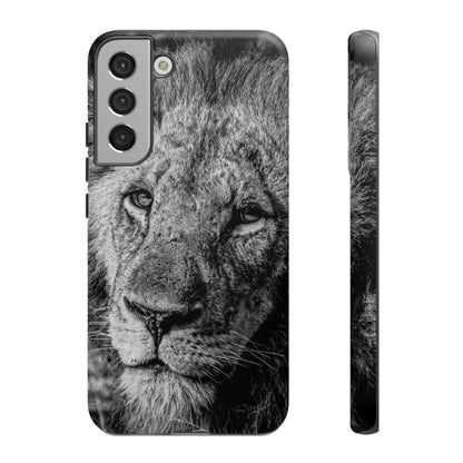 Tough Case - Old Lion B&W Samsung Galaxy S22 Plus Matte