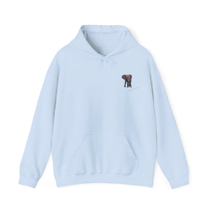 Baby Elephant Hoodie Light Blue