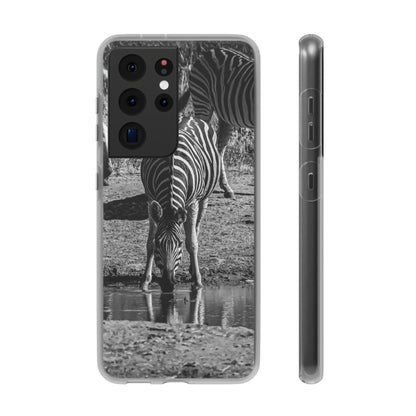 Flexible Zebra Phone Case B&W Samsung Galaxy S21 Ultra