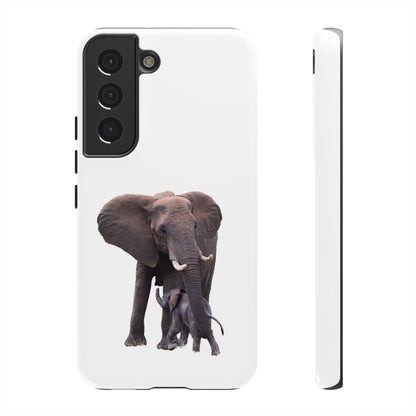 Baby Elephant Tough Case Samsung Galaxy S22 Glossy