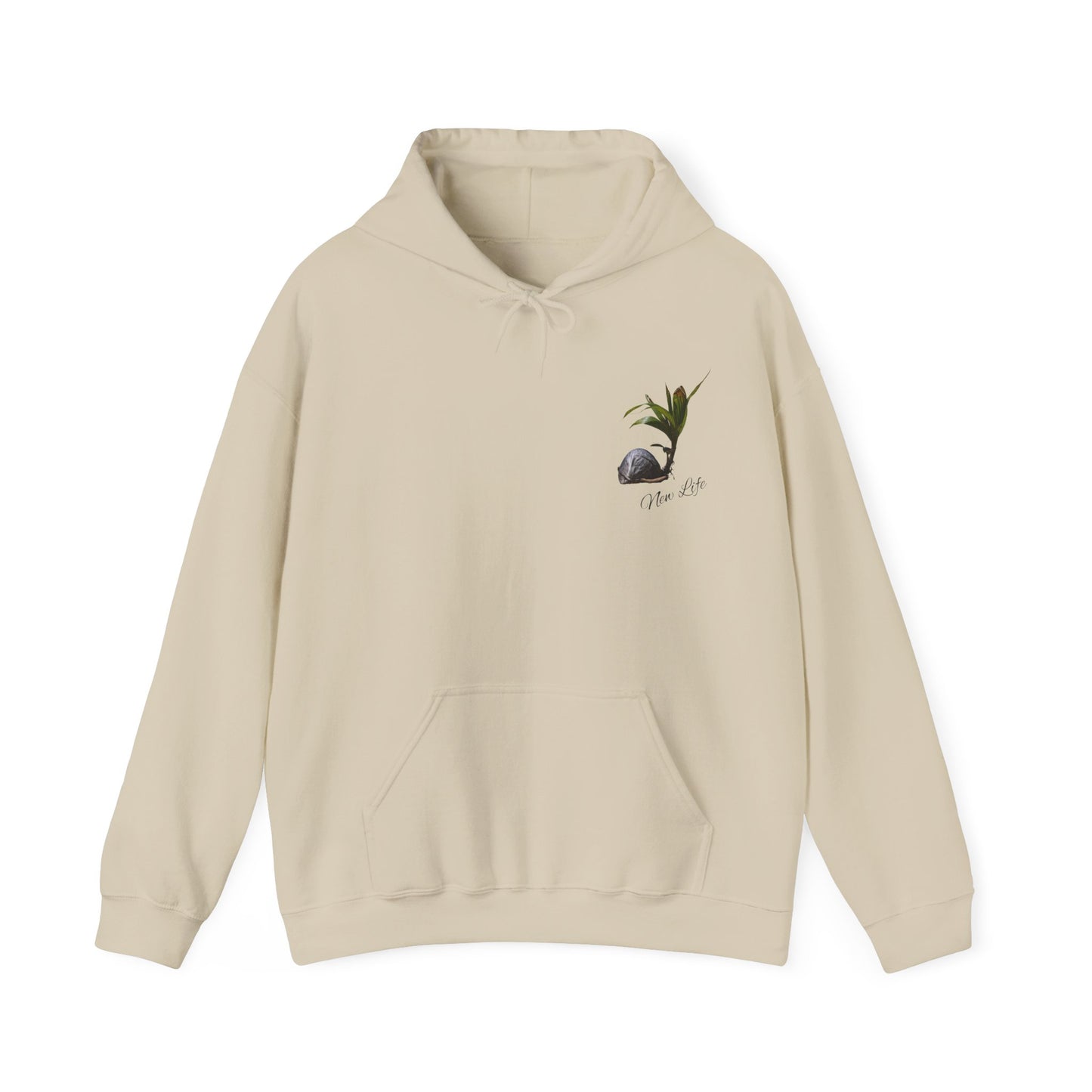 New Life Coconut Hoodie Sand