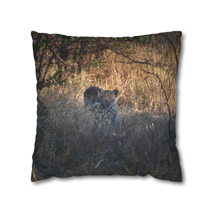 Poly Canvas Pillowcase - Leopard Cub