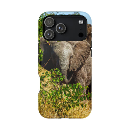 Magsafe® Compatible Tough Cases - Young Elephant iPhone 17 Pro Max Matte