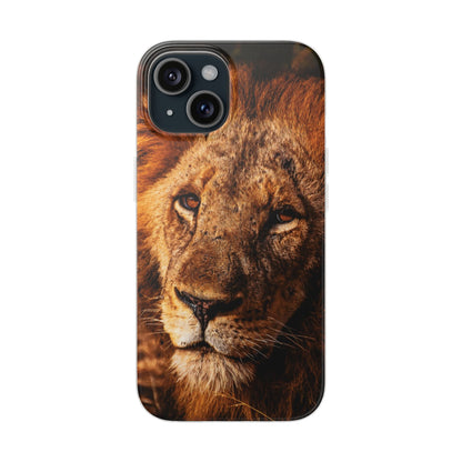 Flexi Cases - Old Lion iPhone 15