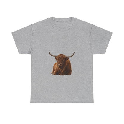 Highland Cattle Tee Sport Grey