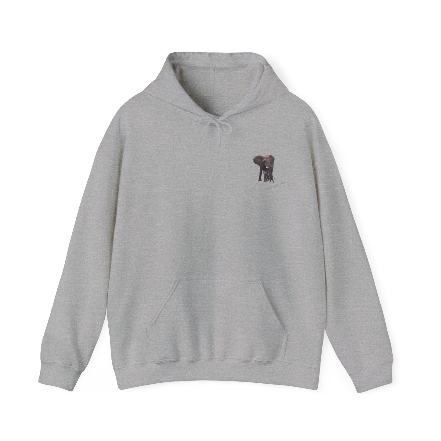 Baby Elephant Hoodie Sport Grey