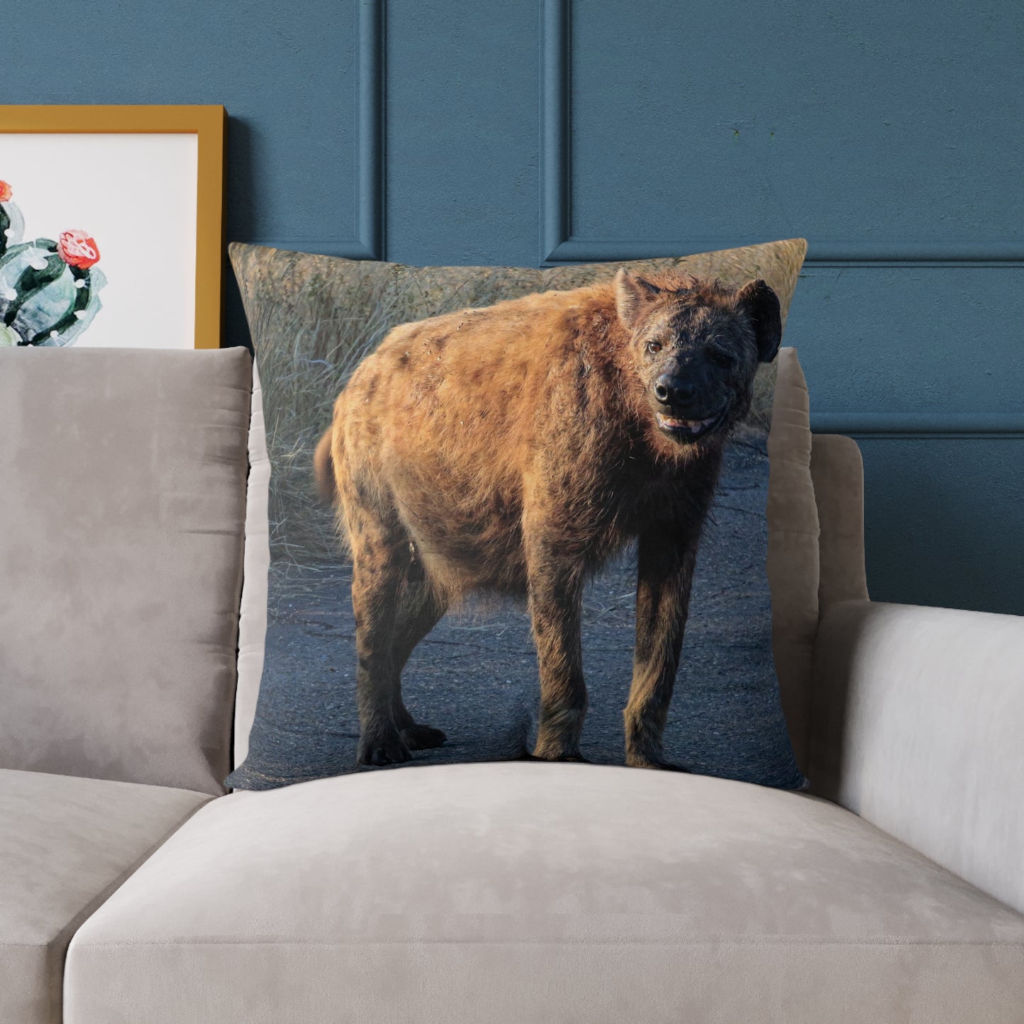 Spotted Hyena Pillow