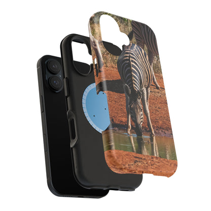 Magsafe® Compatible Tough Cases - Zebra Drinking