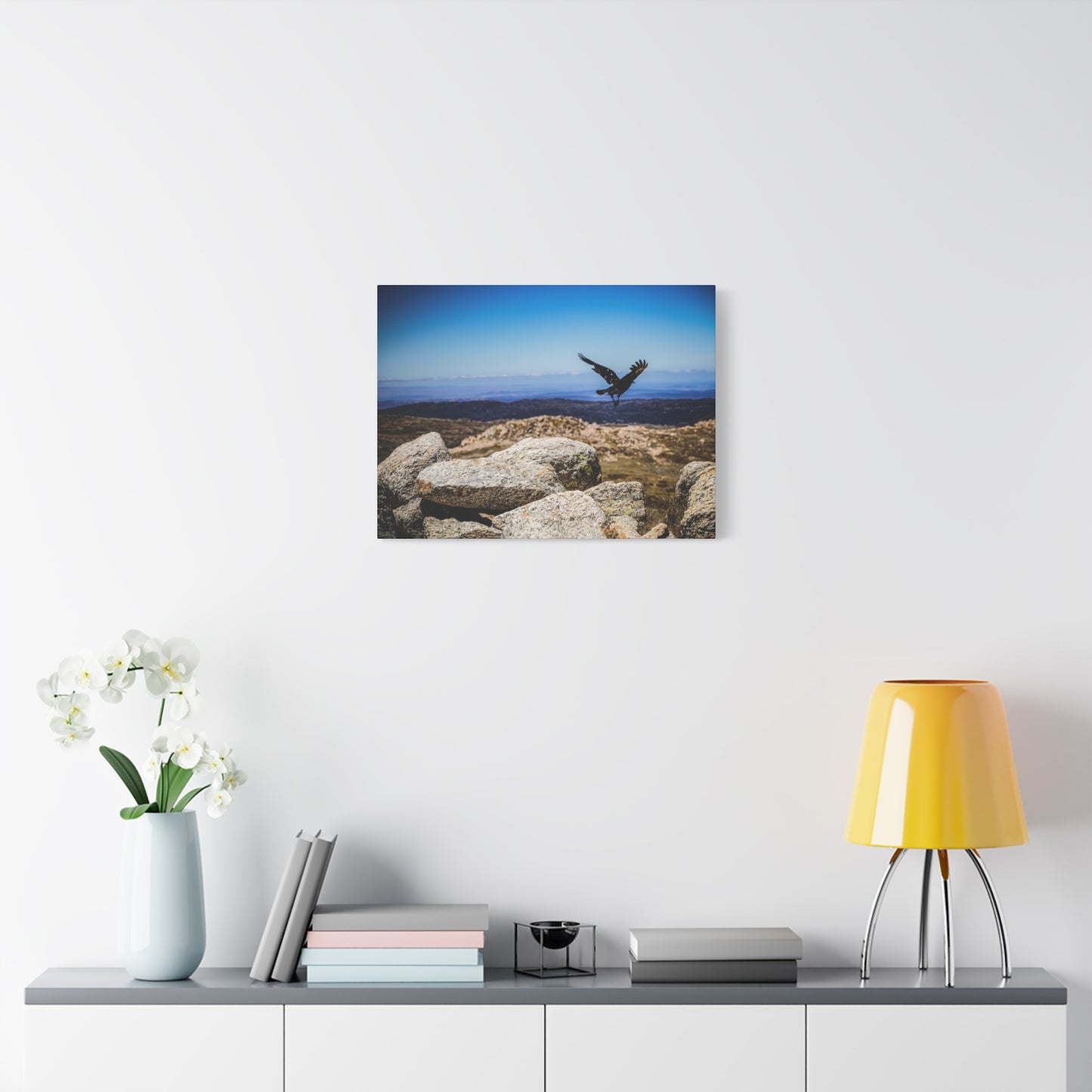 Little Raven Mt Kosciuszko Canvas Print