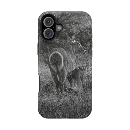 Waterbuck Baby Animal Phone Case - Magsafe B&W iPhone 16 Plus Matte