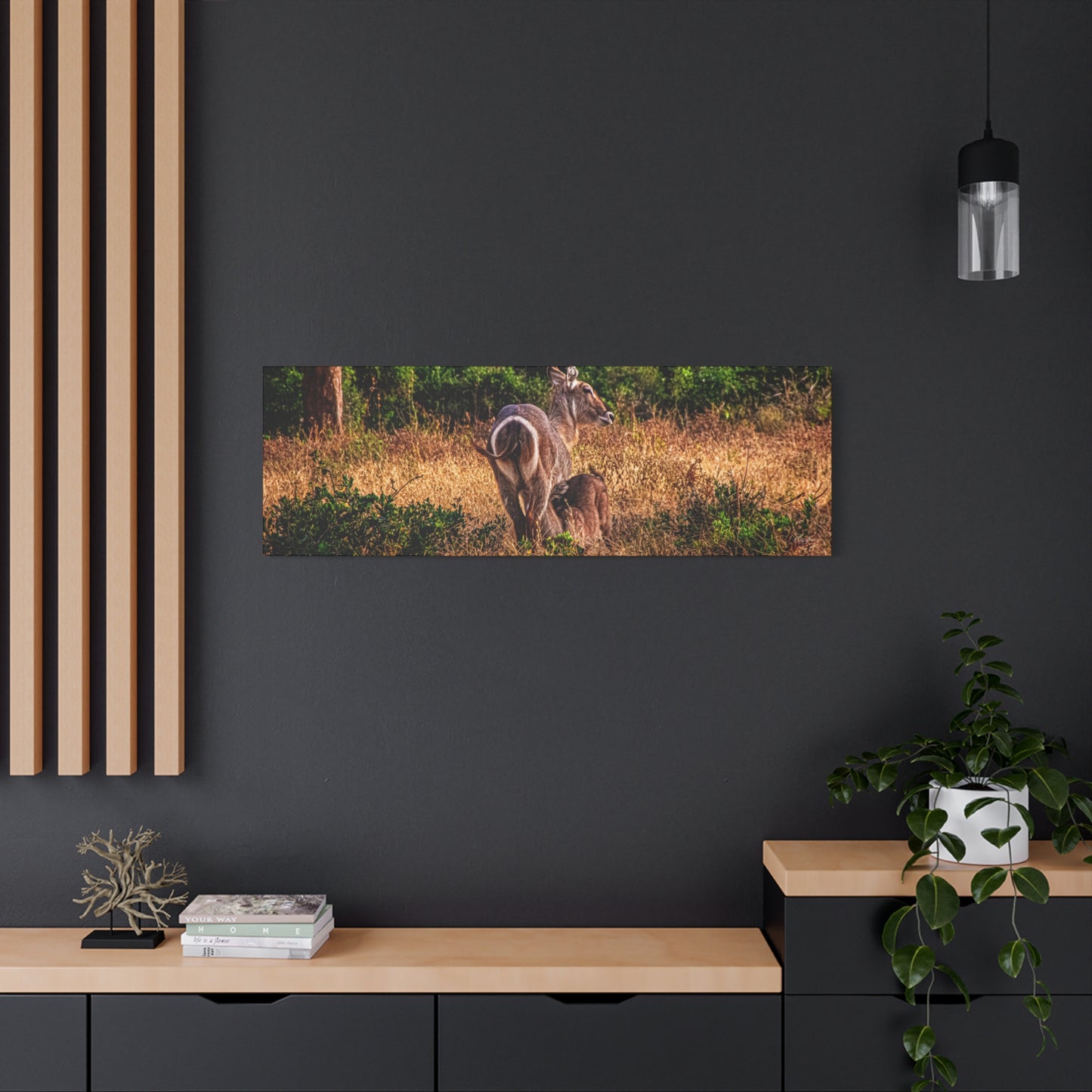 Waterbuck Nature Prints Matte Canvas