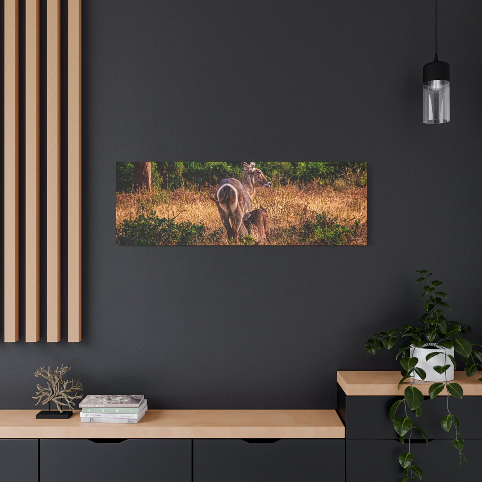 Waterbuck Nature Prints Matte Canvas