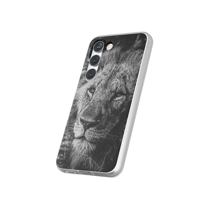 Flexible Lion Phone Cases B&W