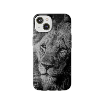 Flexi Cases - Old Lion B&W iPhone 14