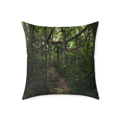 Fiji Jungle Pillow 24" × 24"