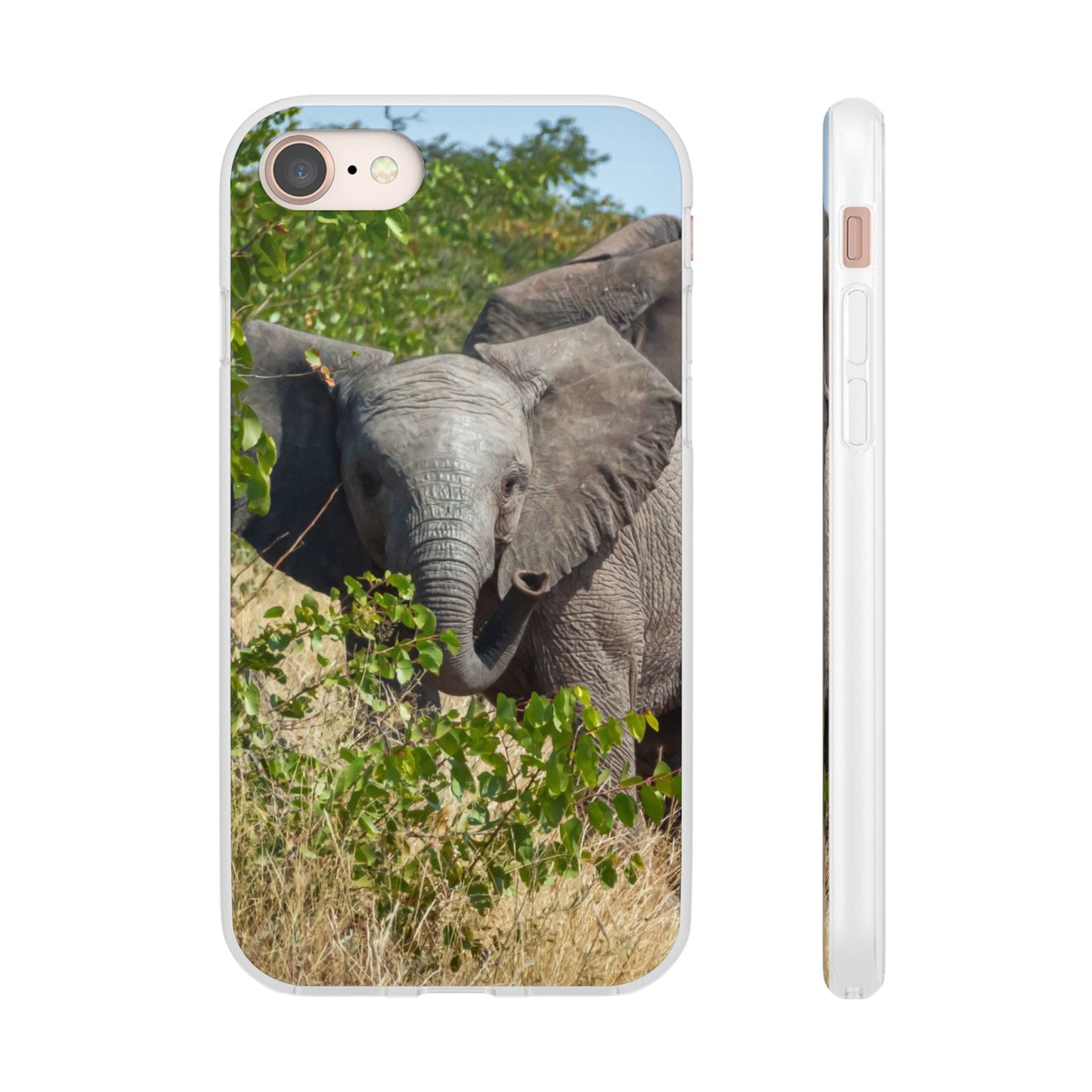 Flexi Cases - Young Elephant iPhone 8