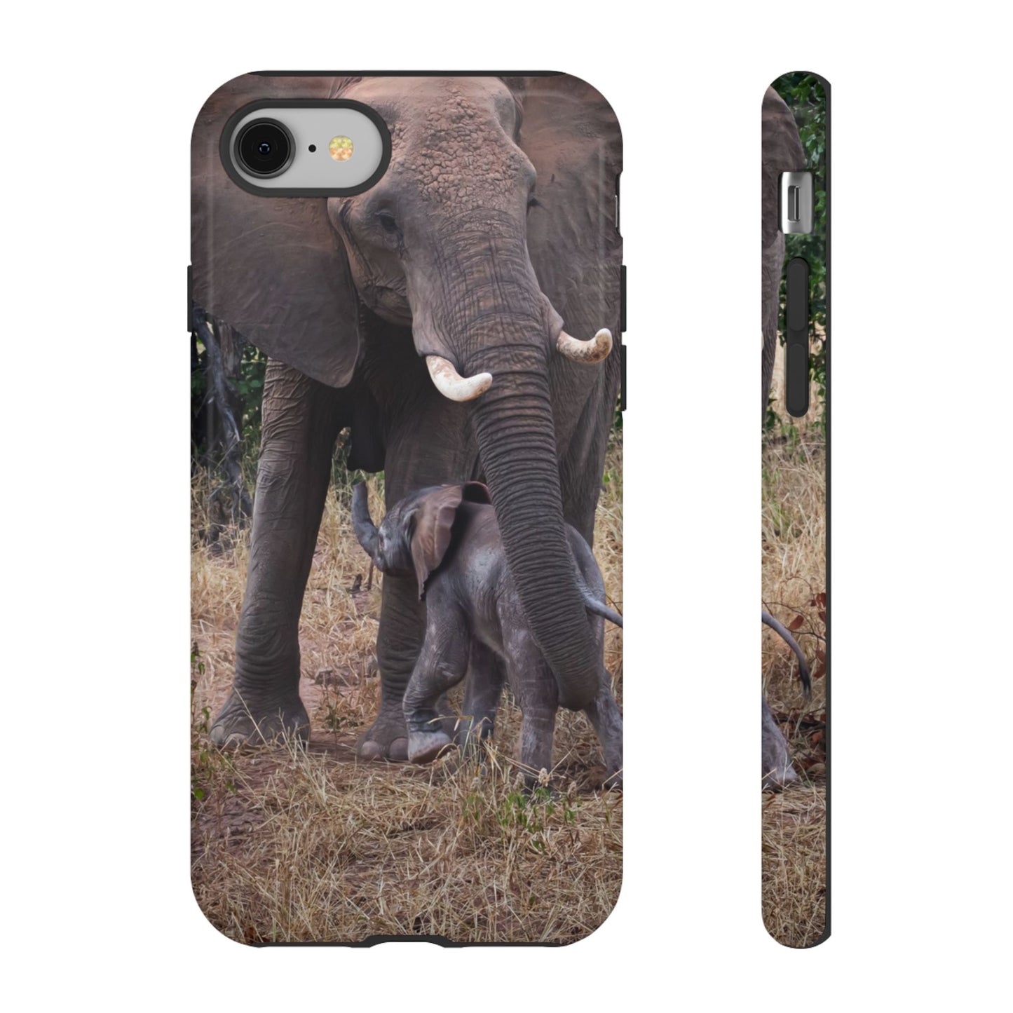 Baby Elephant Tough Case iPhone 8 Glossy