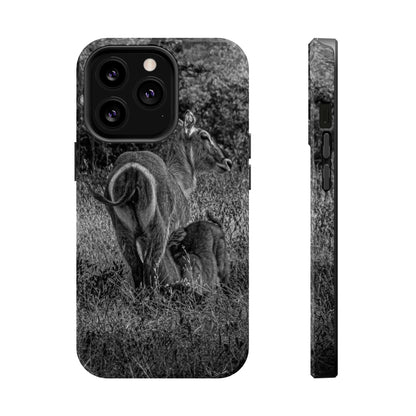 Waterbuck Baby Animal Phone Case - Magsafe B&W iPhone 13 Pro Glossy