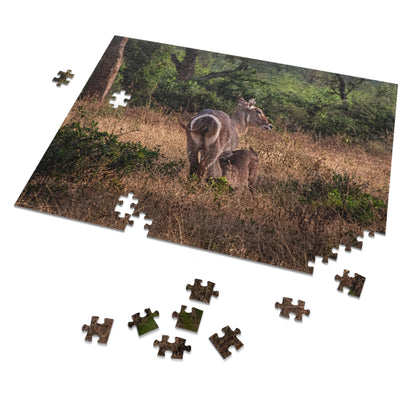 Jigsaw Puzzle (30, 110, 252, 500, 1000 Piece) - Waterbuck and Baby