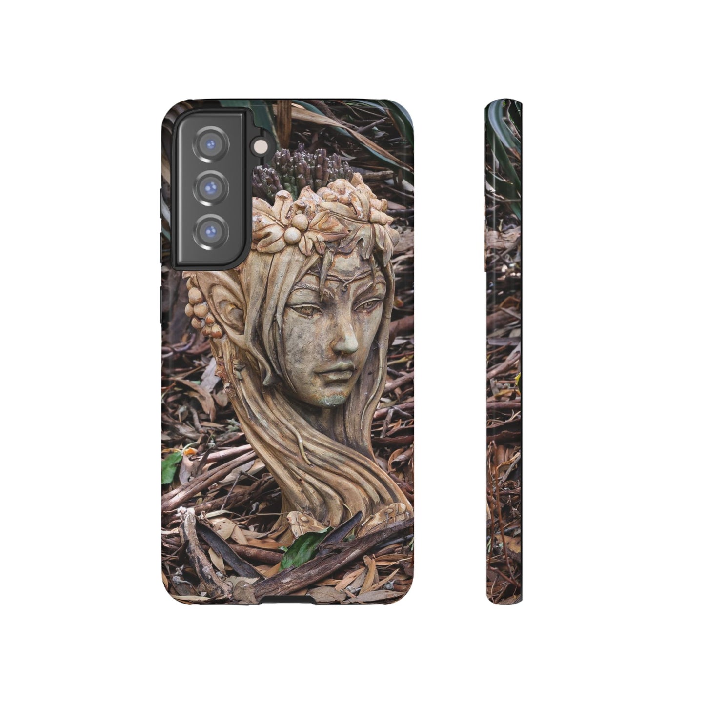 Tough Case - Elven Lady Statue Samsung Galaxy S21 FE Glossy