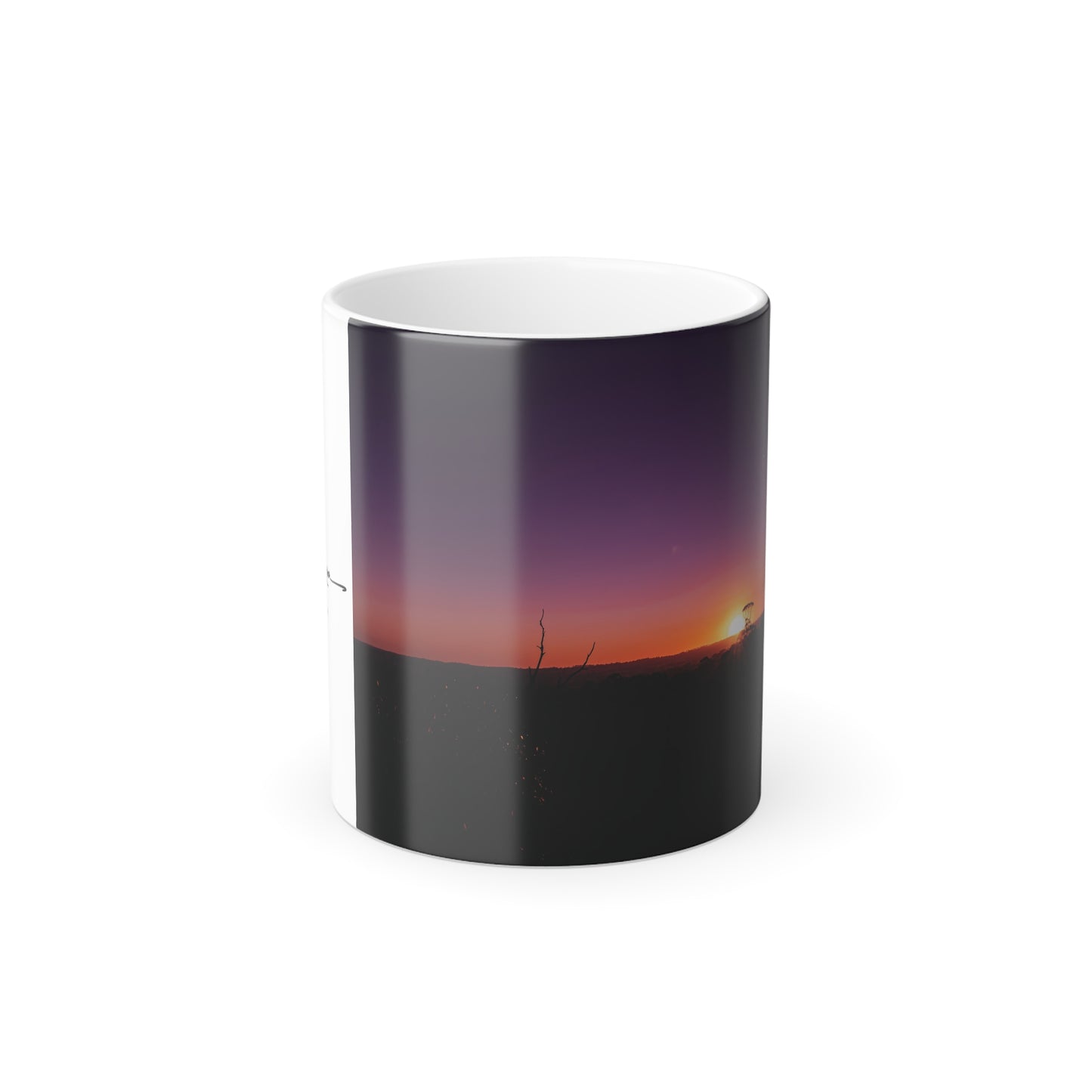 Colour Morphing Mug, 11oz - Purple Sunset