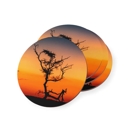 Kalahari Sunset Coasters Round 3.7" x 3.7" 4pcs