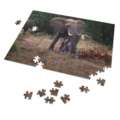 Jigsaw Puzzle (30, 110, 252, 500, 1000 Piece) - Elephant and Calf