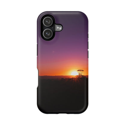 Magsafe® Compatible Tough Cases - Purple Sunset iPhone 17 Matte