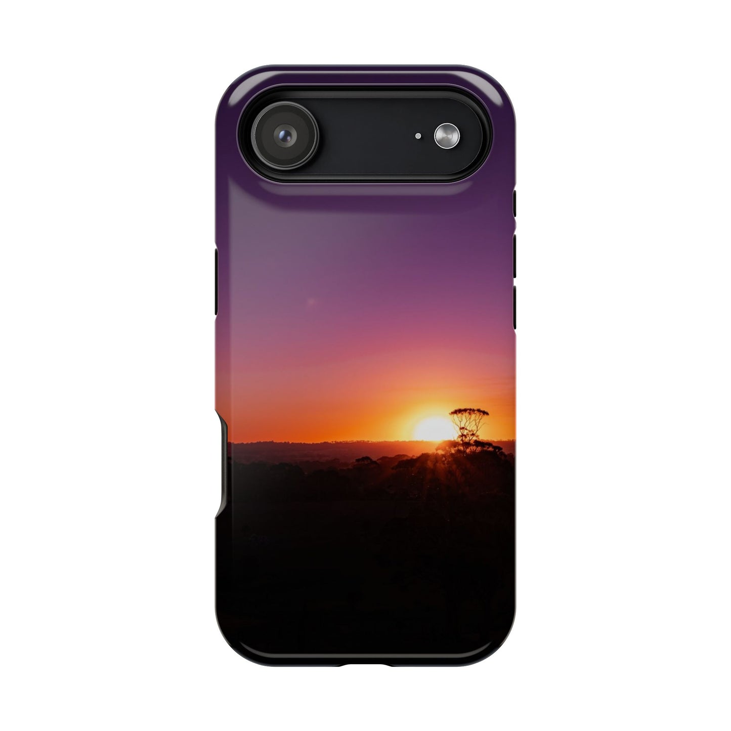 Magsafe® Compatible Tough Cases - Purple Sunset iPhone 17 Air Glossy