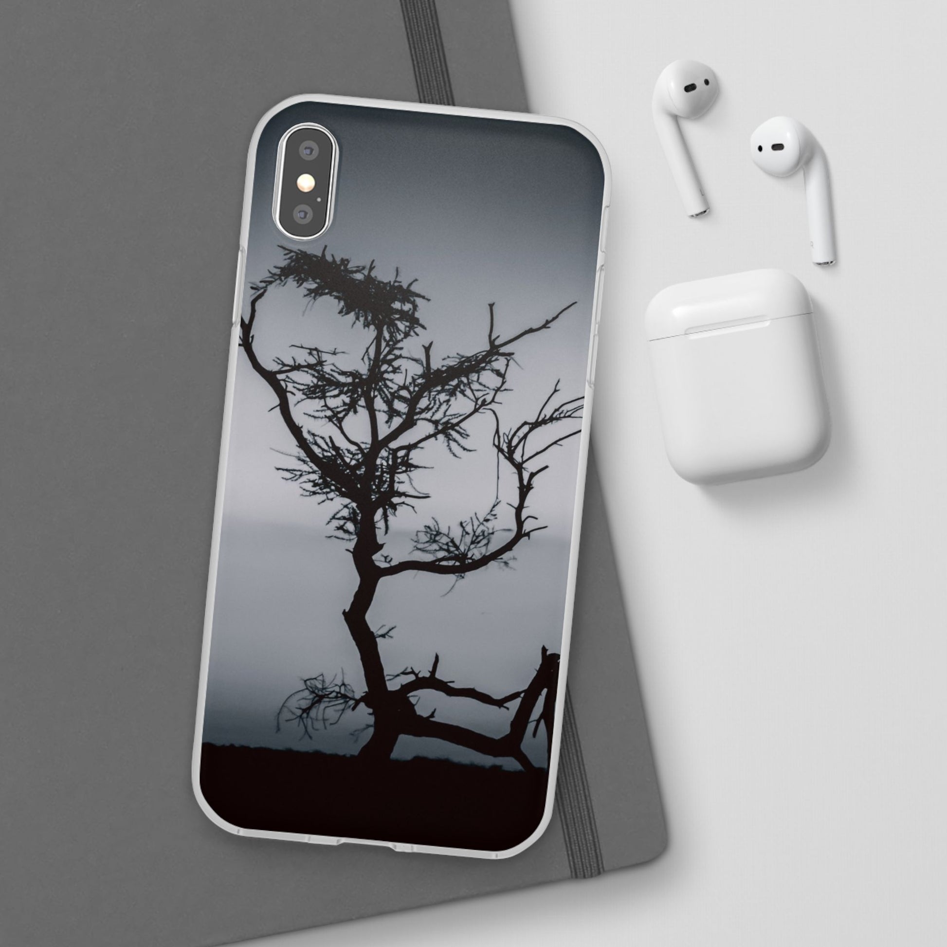 Kalahari Sunset Phone Case B&W