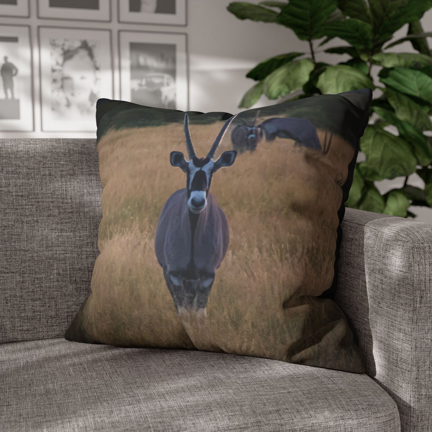 Poly Canvas Pillowcase - Gemsbok